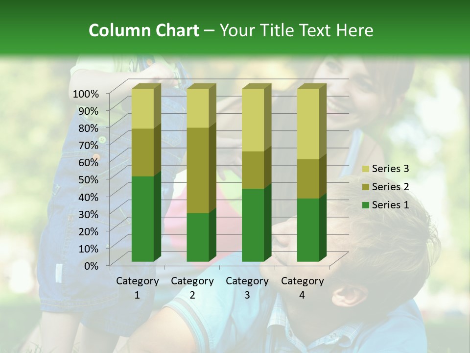 Daughter Summer Trees PowerPoint Template