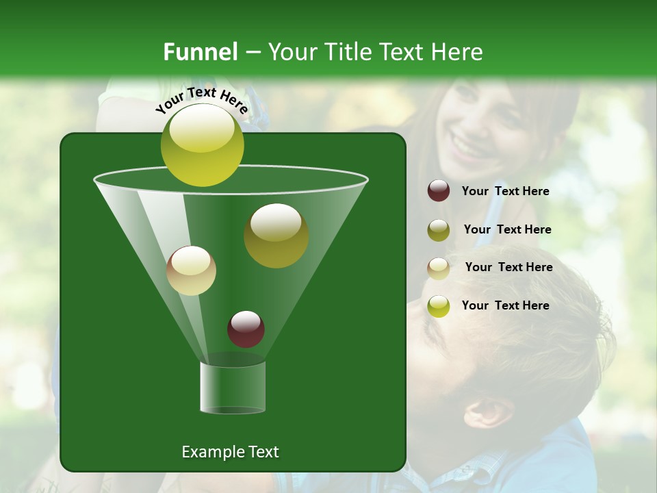 Daughter Summer Trees PowerPoint Template