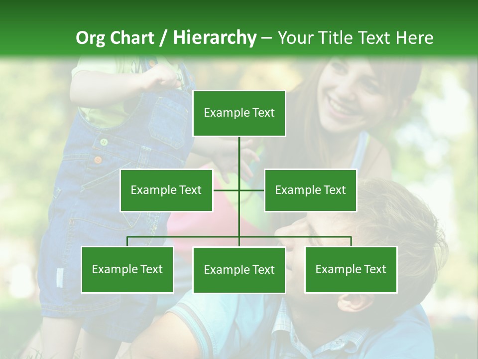 Daughter Summer Trees PowerPoint Template