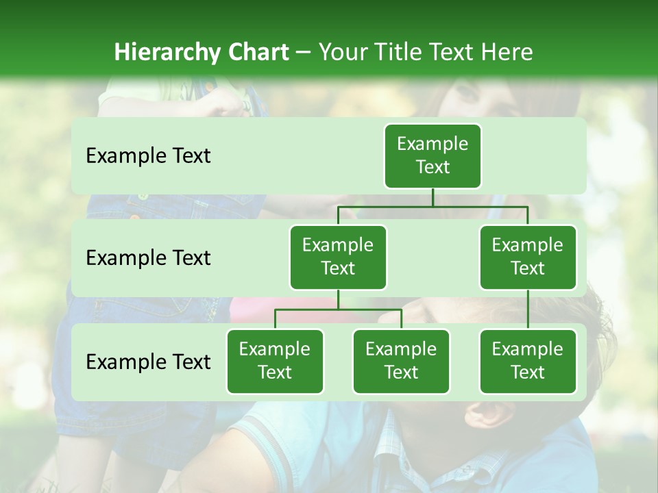Daughter Summer Trees PowerPoint Template