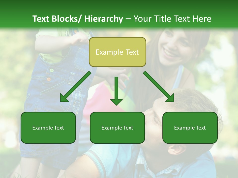 Daughter Summer Trees PowerPoint Template