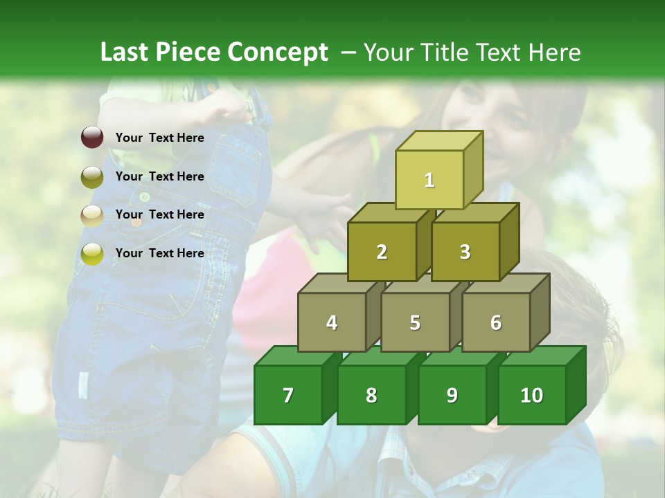 Daughter Summer Trees PowerPoint Template