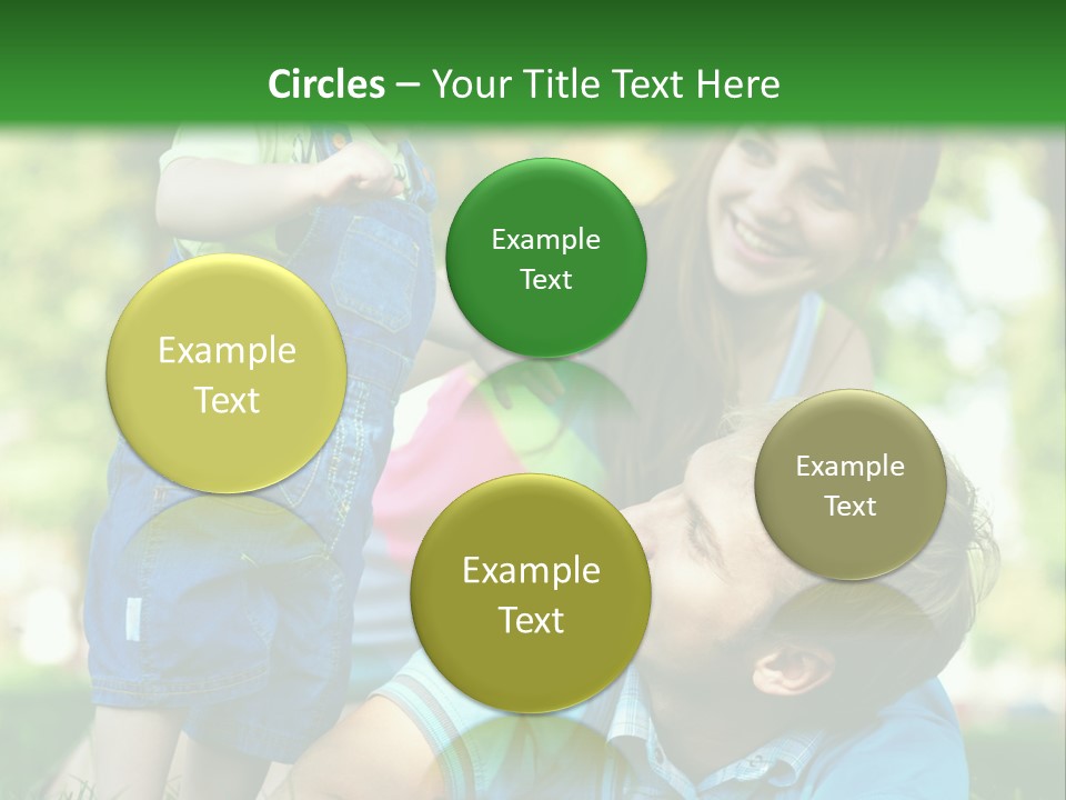 Daughter Summer Trees PowerPoint Template