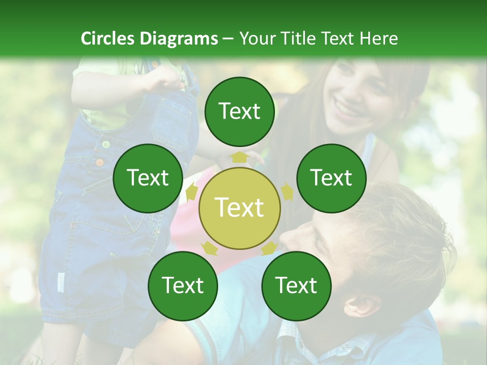 Daughter Summer Trees PowerPoint Template