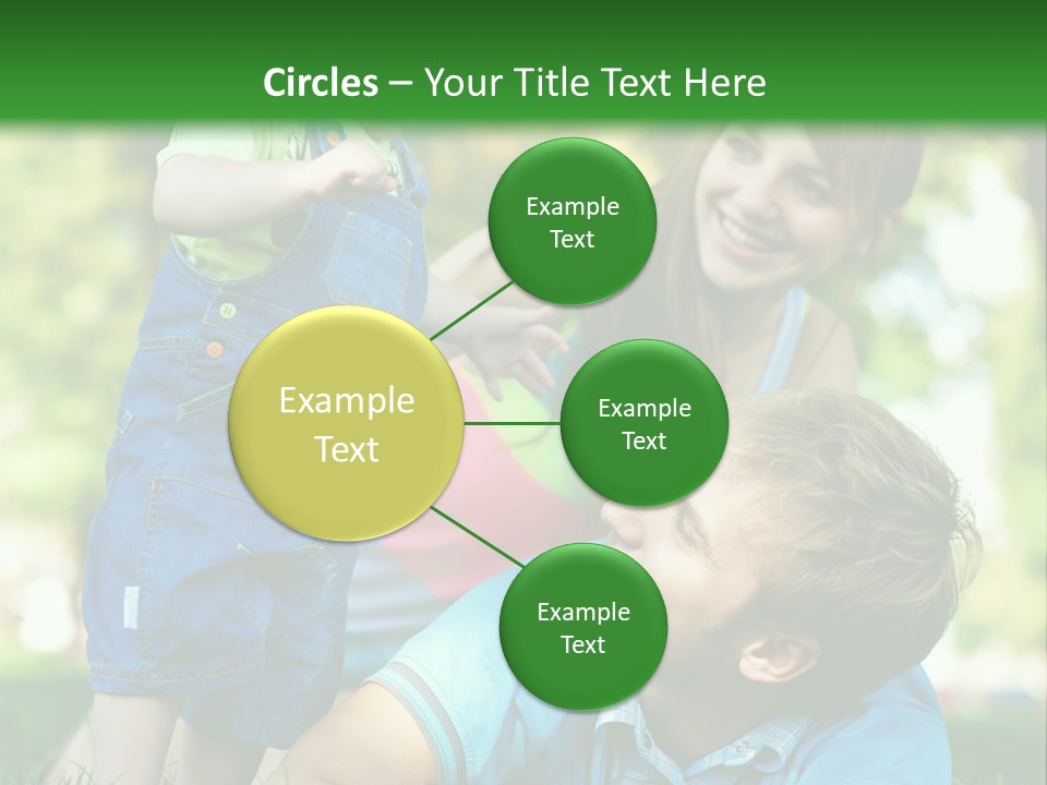 Daughter Summer Trees PowerPoint Template