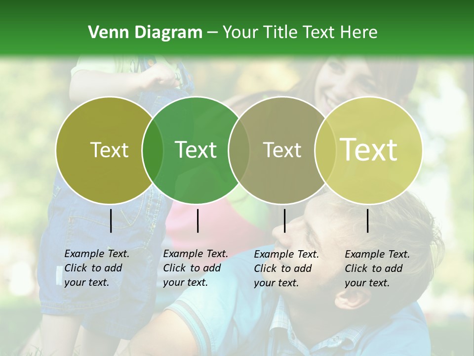 Daughter Summer Trees PowerPoint Template