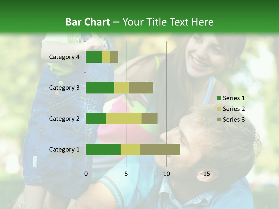 Daughter Summer Trees PowerPoint Template