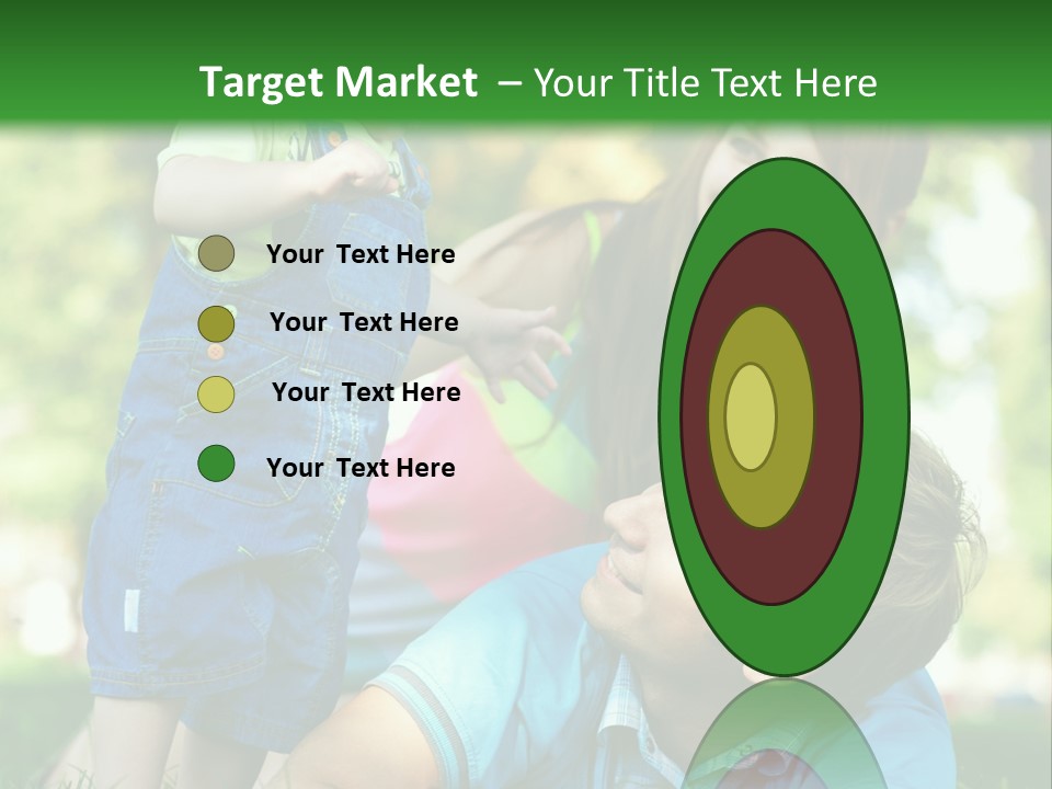 Daughter Summer Trees PowerPoint Template