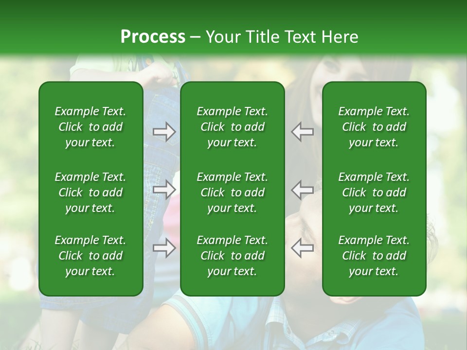 Daughter Summer Trees PowerPoint Template
