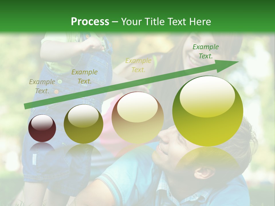 Daughter Summer Trees PowerPoint Template