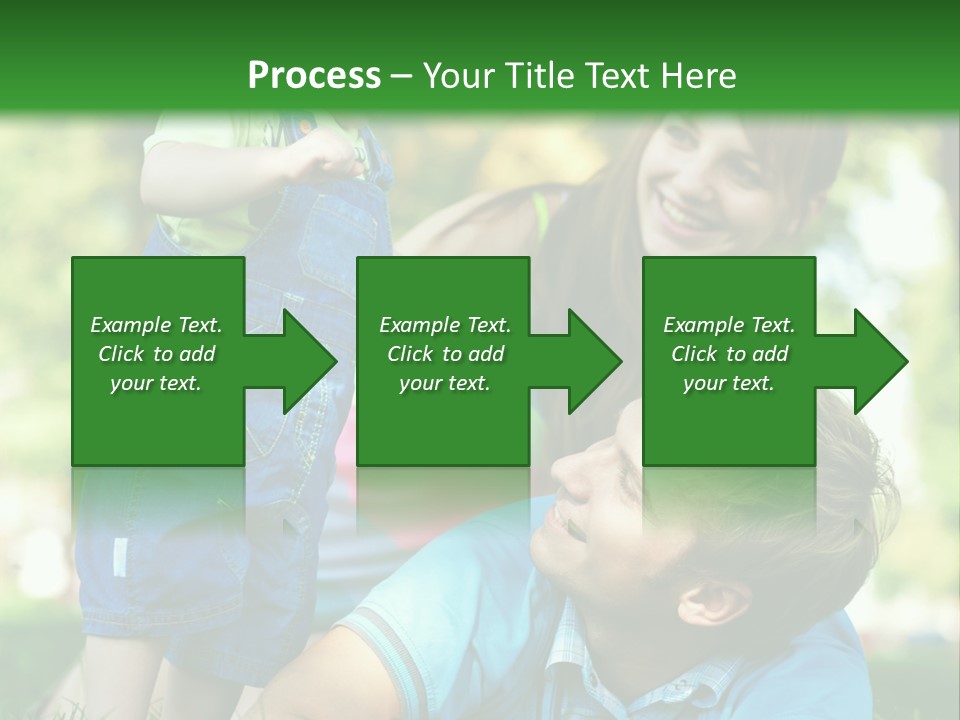 Daughter Summer Trees PowerPoint Template