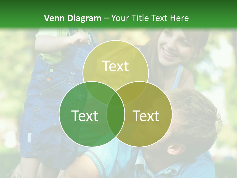 Daughter Summer Trees PowerPoint Template