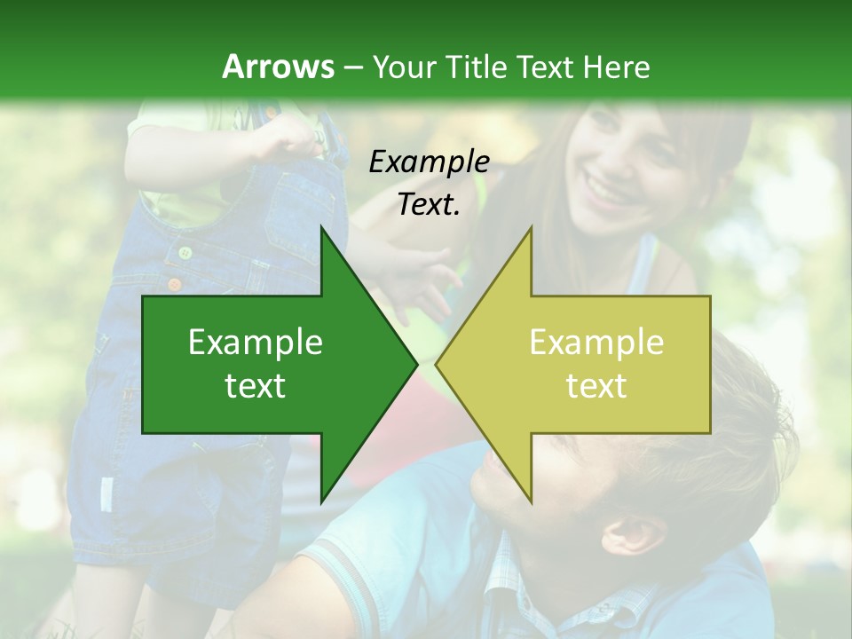 Daughter Summer Trees PowerPoint Template