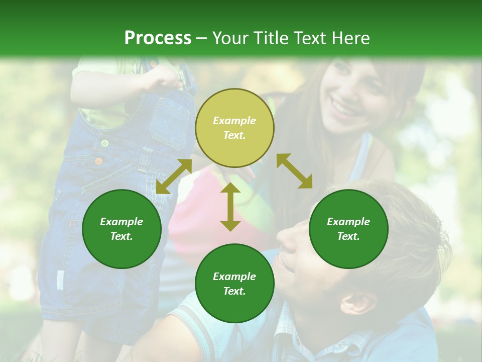 Daughter Summer Trees PowerPoint Template