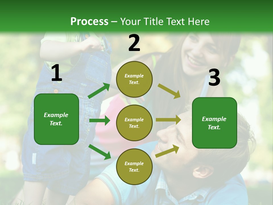Daughter Summer Trees PowerPoint Template