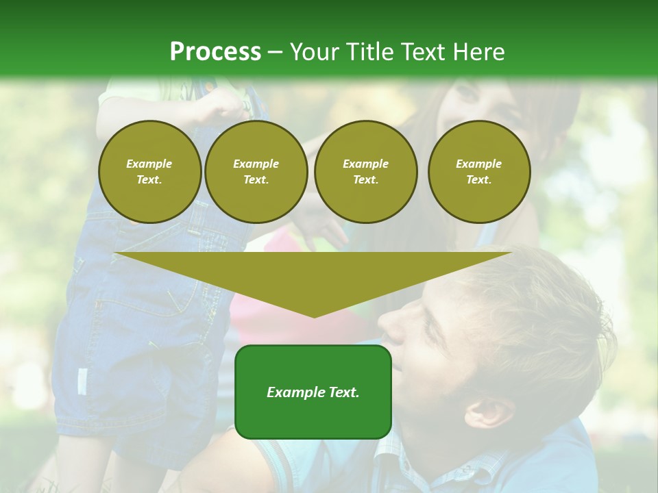 Daughter Summer Trees PowerPoint Template