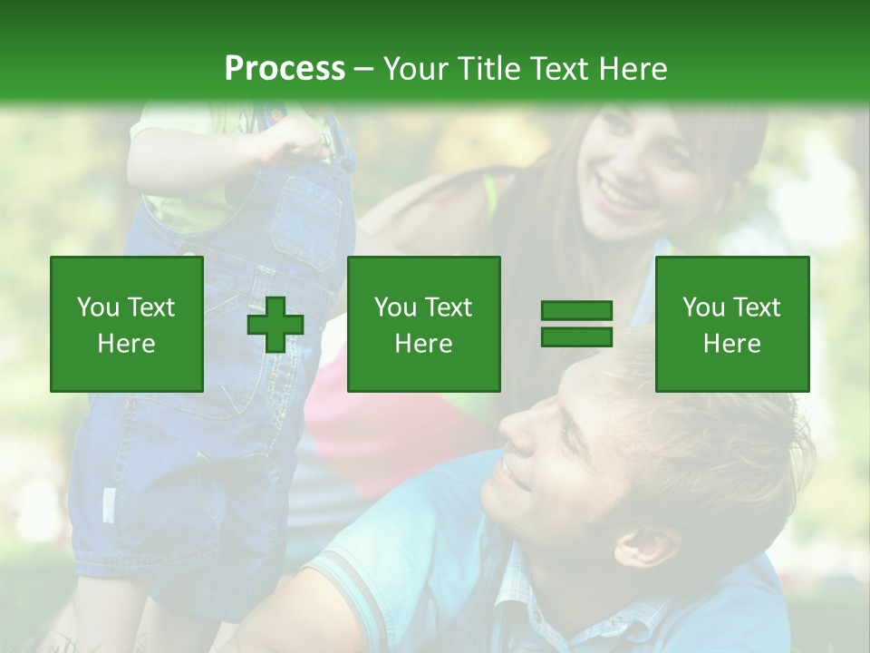 Daughter Summer Trees PowerPoint Template