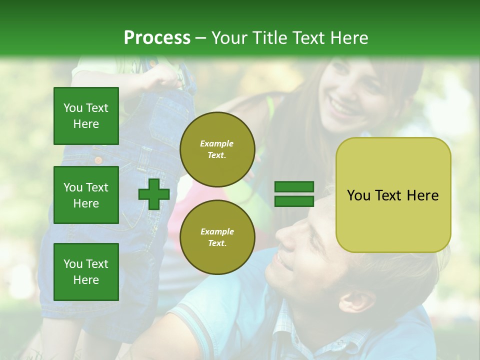 Daughter Summer Trees PowerPoint Template
