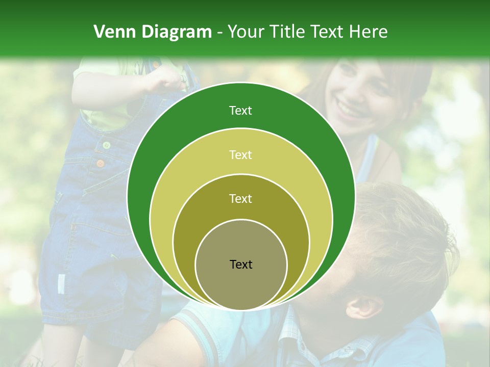 Daughter Summer Trees PowerPoint Template