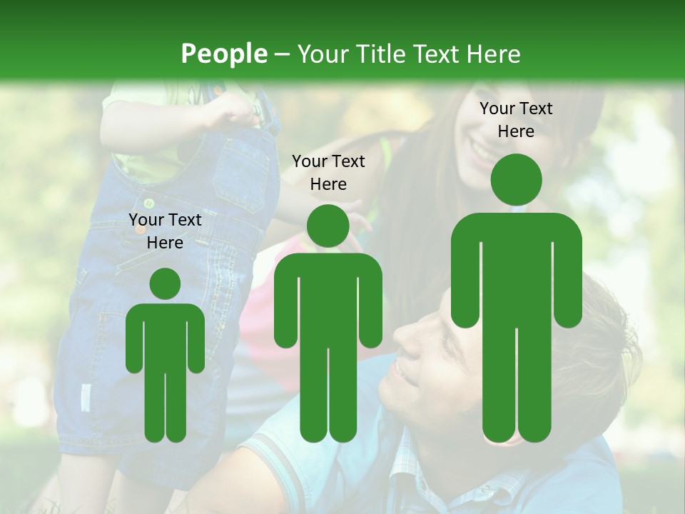 Daughter Summer Trees PowerPoint Template