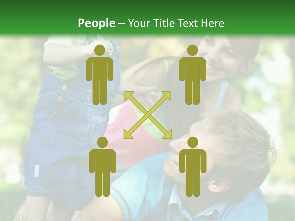 Daughter Summer Trees PowerPoint Template