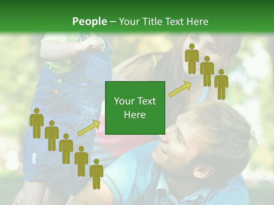 Daughter Summer Trees PowerPoint Template