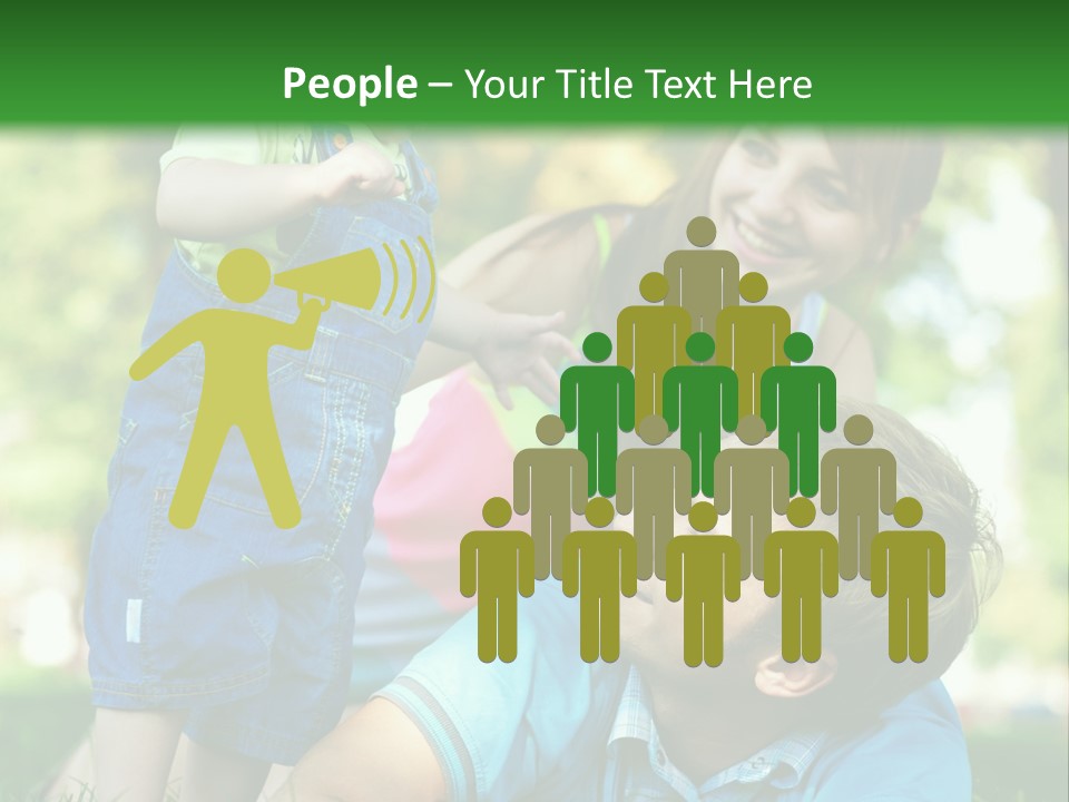 Daughter Summer Trees PowerPoint Template