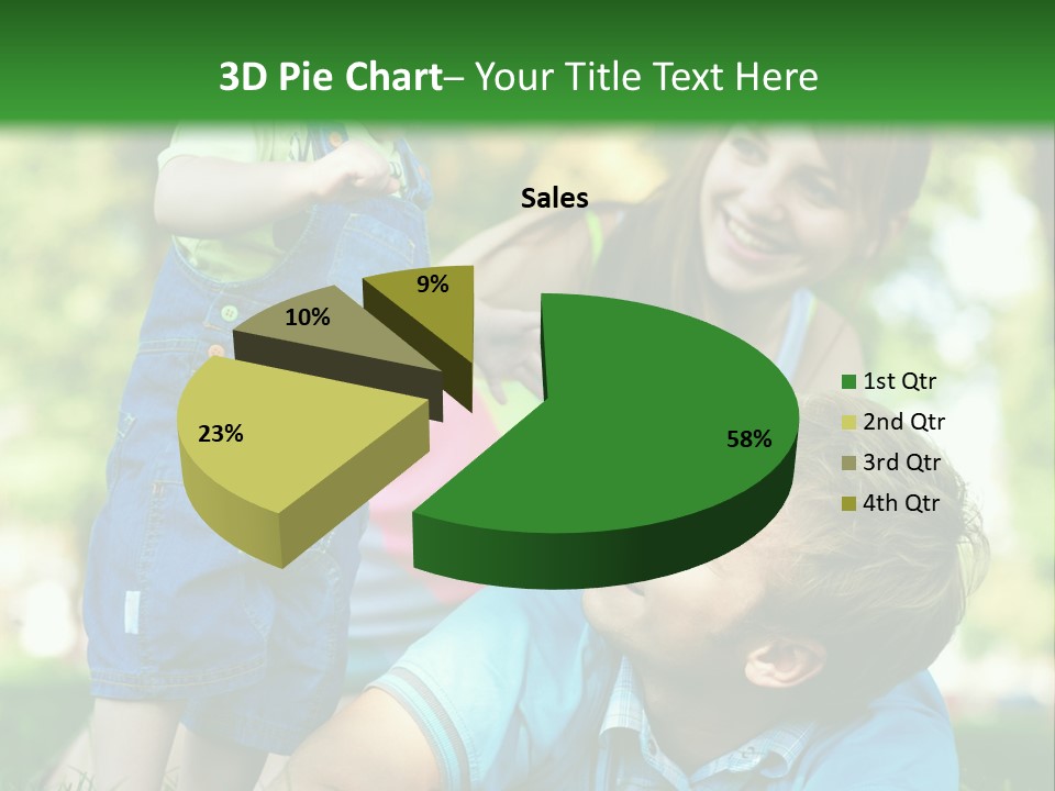 Daughter Summer Trees PowerPoint Template