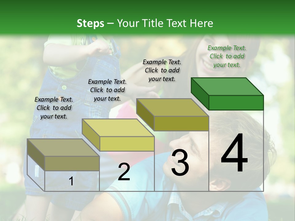 Daughter Summer Trees PowerPoint Template