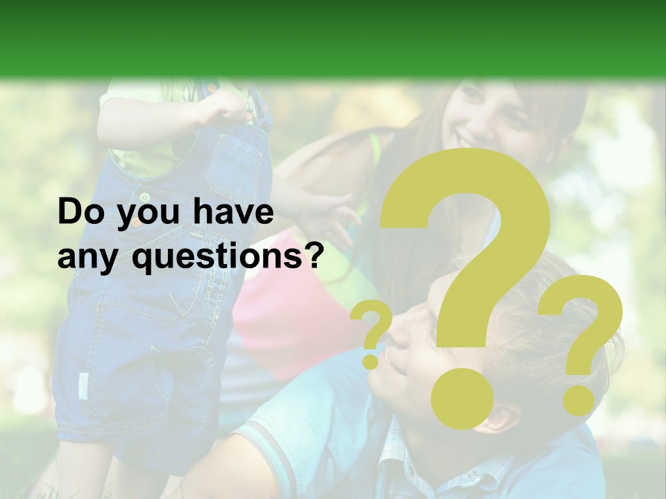 Daughter Summer Trees PowerPoint Template