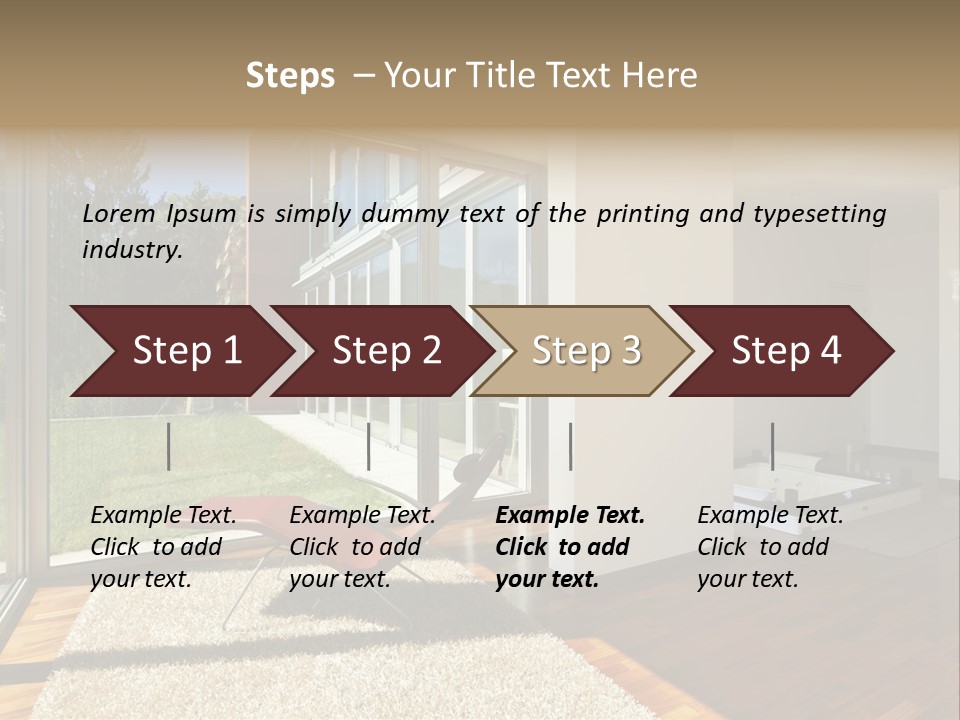 Furniture Indoor Nature PowerPoint Template