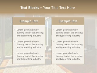 Furniture Indoor Nature PowerPoint Template
