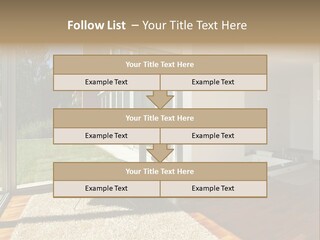 Furniture Indoor Nature PowerPoint Template