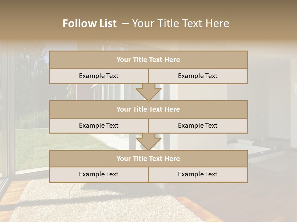 Furniture Indoor Nature PowerPoint Template