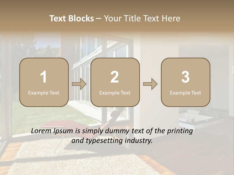 Furniture Indoor Nature PowerPoint Template