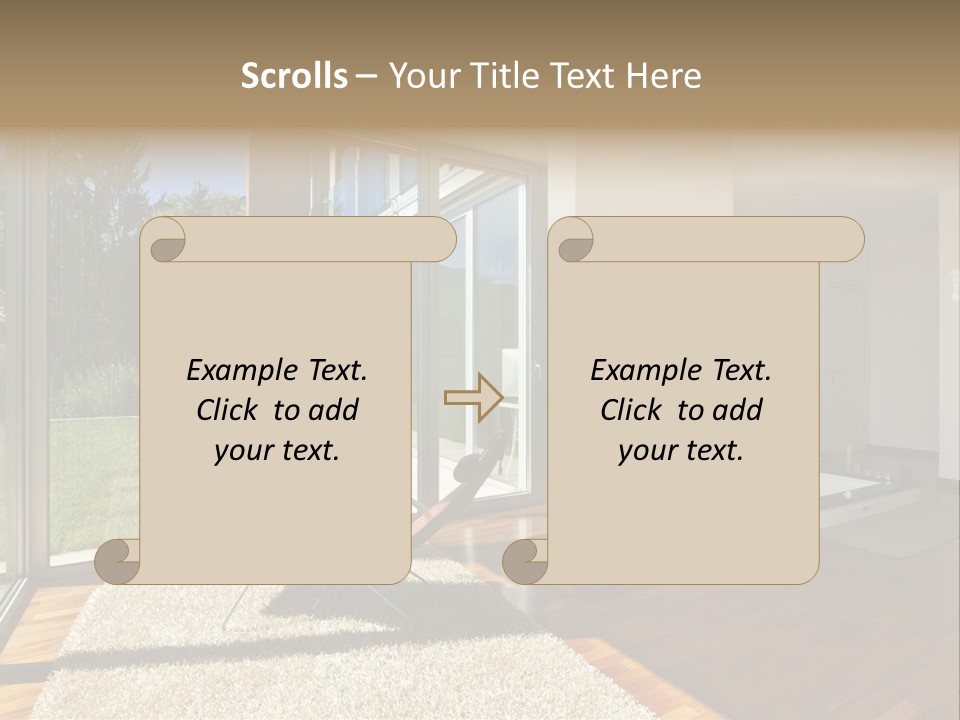 Furniture Indoor Nature PowerPoint Template