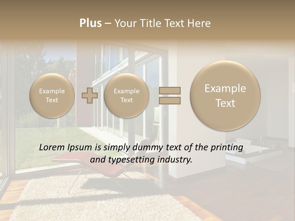 Furniture Indoor Nature PowerPoint Template