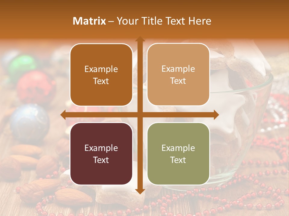 Snacks Background Traditional PowerPoint Template