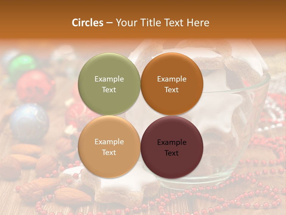 Snacks Background Traditional PowerPoint Template