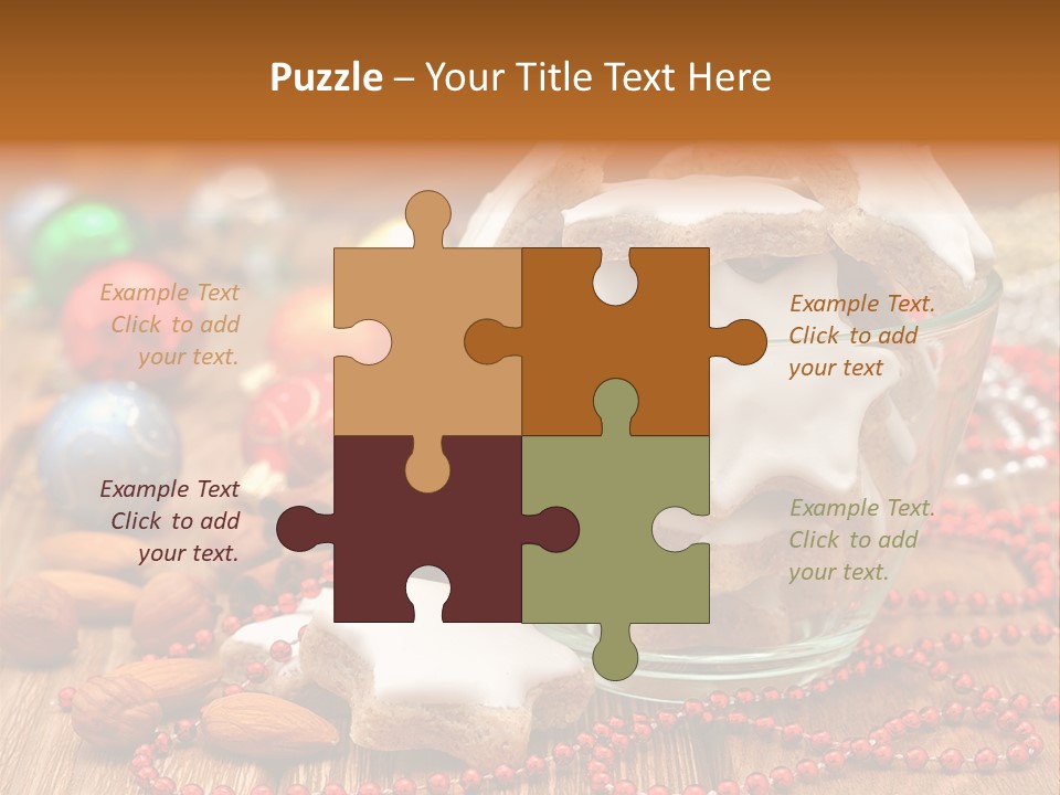 Snacks Background Traditional PowerPoint Template