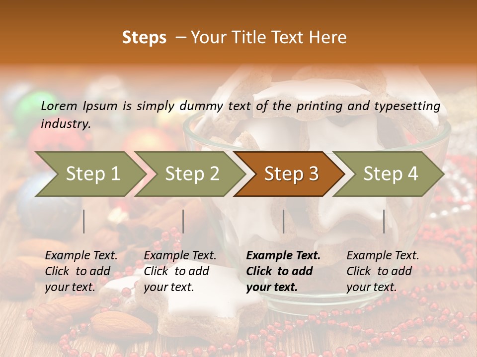 Snacks Background Traditional PowerPoint Template