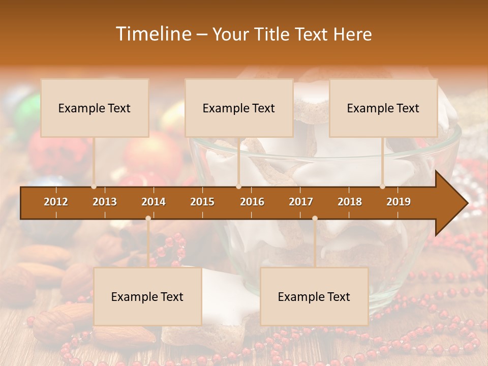 Snacks Background Traditional PowerPoint Template