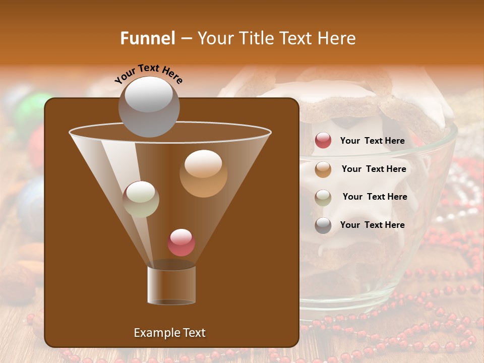 Snacks Background Traditional PowerPoint Template