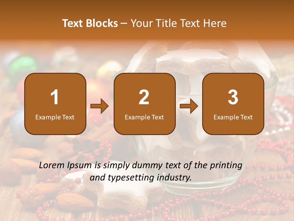 Snacks Background Traditional PowerPoint Template