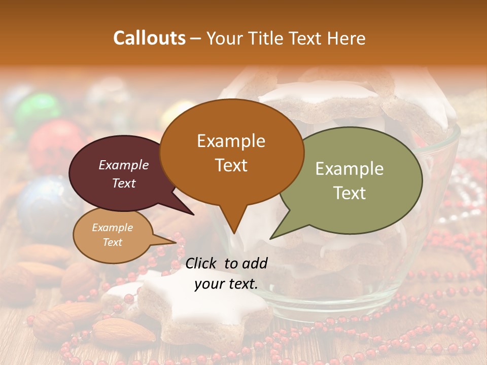 Snacks Background Traditional PowerPoint Template