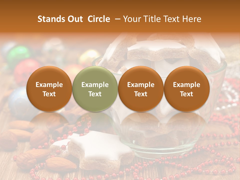 Snacks Background Traditional PowerPoint Template