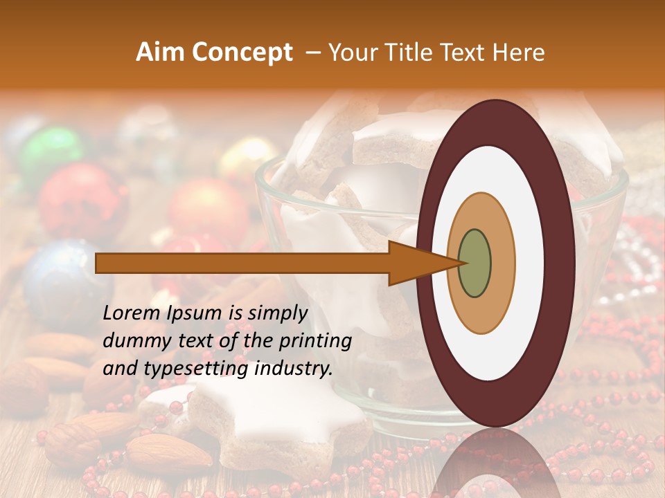 Snacks Background Traditional PowerPoint Template