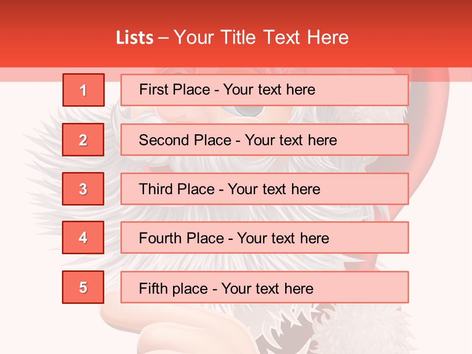 Placard Illustration Space PowerPoint Template