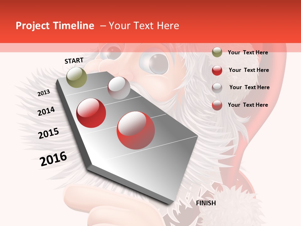 Placard Illustration Space PowerPoint Template