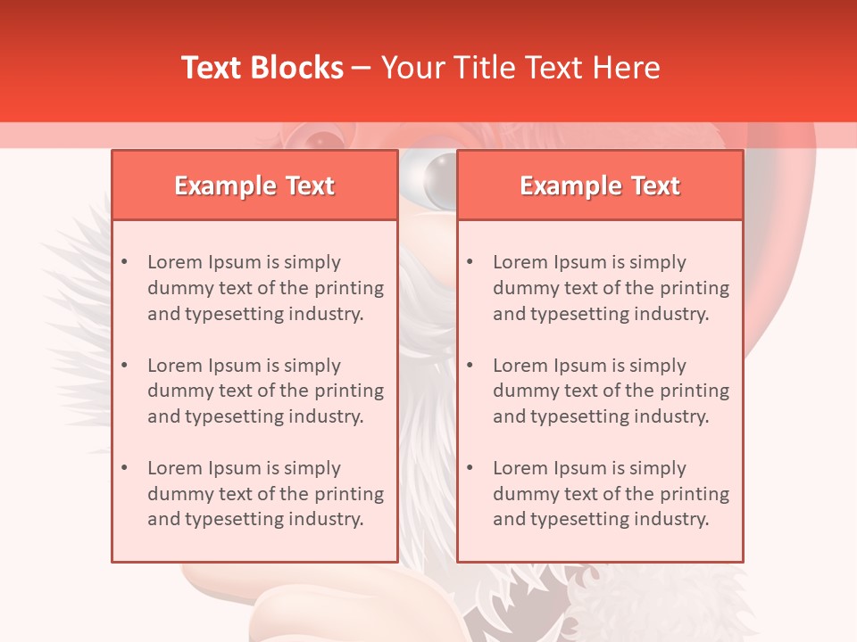 Placard Illustration Space PowerPoint Template